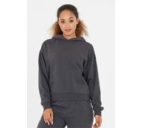 Sweatshirt ATHLECIA "Ruthie", Damen, Gr. 38, grau, 65% Polyester, 35% Baumwolle, unifarben, normal, ohne Ausschnitt, Sweatshirts Sweatshirt, aus superweichem Material (47629630-38) grau