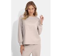Sweatshirt aus griffiger Doubleface-Ware braun 48