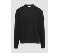 Sweatshirt aus Jacquard in Strick-Optik XL schwarz 2156492.9999.XL