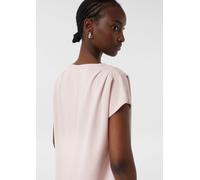 Sweatshirt aus Modalmix mit Faltendetail pink 36