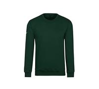 Sweatshirt TRIGEMA "TRIGEMA aus Biobaumwolle" Gr. L, grün (tanne) Herren Sweatshirts (61387212-L)