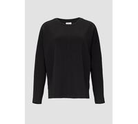 s.Oliver Red Label - Sweatshirt aus Scuba schwarz - Gr. - 34