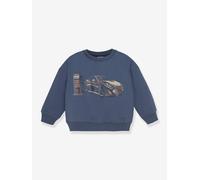 Sweatshirt Auto Jungen MINYMO blau Gr. 140