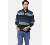 Sweatshirt BABISTA "Sweatshirt FLAGIORESTI", Herren, Gr. XL, blau (petrol gestreift), Obermaterial: 100% Baumwolle CO., Sweatshirts Sweatshirt (43170056-XL) petrol gestreift