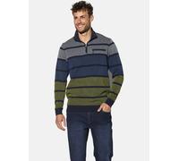 BABISTA Regular Fit Sweatshirt Zipblau, Gestreift