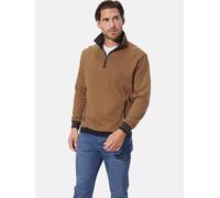 BABISTA Regular Fit Sweatshirt Zipbraun, Einfarbig