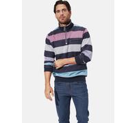 Sweatshirt BABISTA "Sweatshirt NARLON", Herren, Gr. XL, blau (dunkelblau gestreift), Obermaterial: 100% Baumwolle CO., normal, ohne Ausschnitt, Sweatshirts Sweatshirt (18951104-XL) dunkelblau gestreif