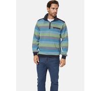 BABISTA Regular Fit Sweatshirt Ziptürkis, Gestreift