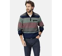 BABISTA Regular Fit Sweatshirt Zipgrün/blau, Gestreift
