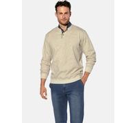 Sweatshirt BABISTA "Sweatshirt WERINO", Herren, Gr. XL, beige (beige gemustert), Obermaterial: 100% Baumwolle CO., Sweatshirts Sweatshirt (17529623-XL) beige gemustert