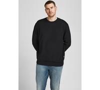 JACK & JONES Herren Jjebasic Crew Neck Noos Ps Sweatshirt, Schwarz, XXL Große Größen EU