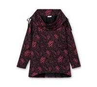 Sweatshirt SHEEGO BY JOE BROWNS "Große Größen", Damen, Gr. 56/58, lila (beere gemustert), Obermaterial: 95% Baumwolle, 5% Elasthan;Besatz: 100% Baumwolle, gemustert, modisch, figurumspielend lang, Run
