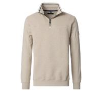 Sweatshirt CASAMODA "CASAMODA Sweatshirt uni", Herren, Gr. XL, beige, 62% Baumwolle, 35% Polyester, 3% Elasthan, Sweatshirts (99685544-XL) beige