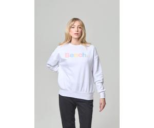 Sweatshirt BENCH. "ELIO_SWEATSHIRT", Damen, Gr. 42, weiß, Sweatware, Obermaterial: 60% Baumwolle, 40% Polyester, bedruckt, Rundhals, Rippbündchen, Sweatshirts Sweatshirt (52811665-42) weiß