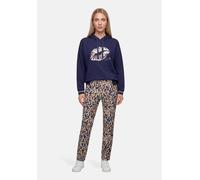 betty barclay - so cosy - - Sweatshirt patch dark blue/beige - Gr. - 46