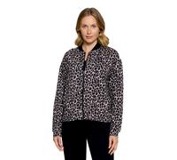 Sweatshirt BETTY BARCLAY "Damen mit Rundhalsausschnitt", Damen, Gr. XXL, schwarz, beige, Steppware, Obermaterial: 58% Baumwolle, 37% Modal, 5% Elasthan, lässig geschnitten normal, Rundhals, Sweatshirt