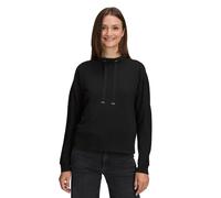 Sweatshirt BETTY & CO "Damen mit Stehkragen", Damen, Gr. 44, schwarz, Steppware, Obermaterial: 47% Modal, 47% Polyester, 6% Elasthan, lässig geschnitten normal, Sweatshirts Sweatshirt (18051008-44) sc
