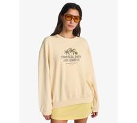 Sweatshirt BILLABONG "ALL THE DAYS KENDALL", Damen, Gr. XL (42), weiß cap, Sweatware, Obermaterial: 80% Baumwolle, 20% Polyester, bedruckt, unifarben, oversize hüftbedeckend, Rundhals, Rippbündchen, S