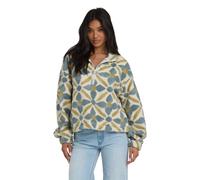 Sweatshirt BILLABONG "All The Time Sherpa", Damen, Gr. XL, mineral blau, Obermaterial: 100% Microfaser;, Sweatshirts Sweatshirt (60454968-XL) mineral blau