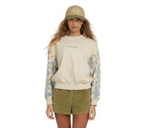 Sweatshirt BILLABONG "Atlas Tide Kendal", Damen, Gr. XS, weiß (weißcap), 80% Baumwolle / 20% Polyester, Sweatshirts Sweatshirt (25859816-XS) weißcap
