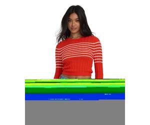 Sweatshirt BILLABONG "Clare", Damen, Gr. S, rot aloha, Obermaterial: 56% Walkfrottier, 32% Modacryl, 12% Nylon;, Sweatshirts Sweatshirt (22580813-S) rot aloha