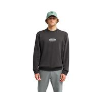 Sweatshirt BILLABONG "Compass", Herren, Gr. S, schwarz (washed schwarz), Obermaterial: 55% Baumwolle, 25% Baumwolle, 20% Polyester., Sweatshirts Sweatshirt (74069366-S) washed schwarz