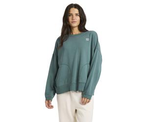Sweatshirt BILLABONG "Dont Forget", Damen, Gr. M, alpine, Obermaterial: 80% Walkfrottier / 20% Microfaser;, Sweatshirts Sweatshirt (49469028-M) alpine