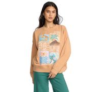 Sweatshirt BILLABONG "Echo", Damen, Gr. M, dusty trails, 80% Baumwolle, 20% Polyester, Sweatshirts (58625227-M) dusty trails
