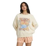 Sweatshirt BILLABONG "Echo", Damen, Gr. S, winter weiß, Obermaterial: 80% Baumwolle, 20% Polyester., Sweatshirts Sweatshirt (14996632-S) winter weiß