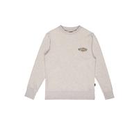 Sweatshirt BILLABONG "Foundation", Jungen, Gr. S, light grau heather, Obermaterial: 55% Baumwolle, 25% Baumwolle, 20% Polyester., Sweatshirts Sweatshirt (81518340-S) light grau heather