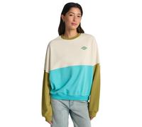 Sweatshirt BILLABONG "Jump Around Block", Damen, Gr. L, cedar grün, Obermaterial: 55% Walkfrottier, 25% Walkfrottier, 20% Microfaser;, Sweatshirts Sweatshirt (13940617-L) cedar grün