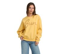 Sweatshirt BILLABONG "Mono Aloha Kendal", Damen, Gr. M, pale gelb, Obermaterial: 60% Walkfrottier / 40% Microfaser;, Sweatshirts Sweatshirt (71401160-M) pale gelb