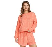 Sweatshirt BILLABONG "Sun Tempo", Damen, Gr. L, peach out, 70% Baumwolle, 30% Polyester, Sweatshirts (71600144-L) peach out