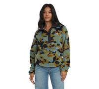 Sweatshirt BILLABONG "Switchback", Damen, Gr. S, grün (dusty grün), Obermaterial: 100% Polyester., Sweatshirts Sweatshirt (99276647-S) dusty grün