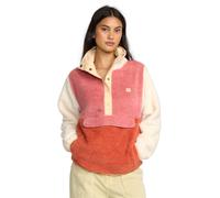 Billabong - Women's Switchback Pullover Fleece - Fleecepullover, Gr. S, rot (KissTheEarth)