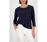 Monari Sweatshirt mit Emblem Marine Größe 38