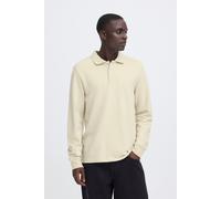 Sweatshirt BLEND "BHBRODY POLO SWEATSHIRT", Herren, Gr. XL, oyster gray, Sweatware, Obermaterial: 60% Baumwolle, 40% Polyester, unifarben, regular fit, Rippbündchen, Sweatshirts Sweatshirt (65234156-X