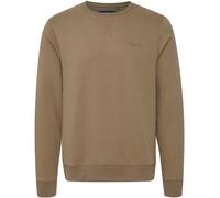Sweatshirt BLEND "BHDOWNTON CREW", Herren, Gr. M, beige (sand), Sweatware, Obermaterial: 50% Baumwolle, 50% Polyester, unifarben, Basic, normal normal, Rundhals, Langarm Bündchen, Sweatshirts (3020155
