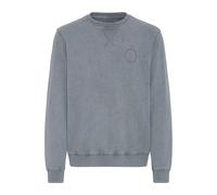 Sweatshirt BLEND "BHFACTOR BB CREW SWEATSHIRT", Herren, Gr. XL, iron gate, Sweatware, Obermaterial: 100% Baumwolle, unifarben, regular fit normal, Rundhals, Sweatshirts Sweatshirt, in großen Größen (4