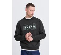 Sweatshirt BLEND "BHIB sweatshirt", Herren, Gr. S, schwarz, Sweatware, Obermaterial: 55% Polyester, 45% Baumwolle, bedruckt, regular fit normal, Rundhals, Rippbündchen, Sweatshirts Sweatshirt (2487166