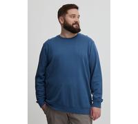 Sweatshirt BLEND "BHRavin Big & Tall", Herren, Gr. 5XL, ensign blau, Sweatware, 100% Baumwolle, unifarben, regular fit normal, Rundhals, eingesetzt Rippbündchen, Sweatshirts Sweatshirt, Klassisches Sw