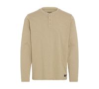BLEND Langarmshirt Herren beige, M