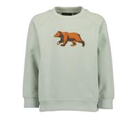 Sweatshirt BLUE SEVEN, Jungen, Gr. 134, beige (gletscher), angeraute Sweatware, Obermaterial: 100% Baumwolle, bedruckt, unifarben, Basic normal, Rundhals, Raglanärmel Rippbündchen, Sweatshirts Sweatsh
