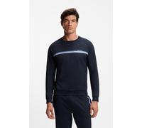 Sweatshirt BOSS "Authentic", Damen, Gr. XL, dunkelblau 403, Sweatware, Obermaterial: 100% Baumwolle, unifarben, regular fit normal, Rundhals, Bündchen, Sweatshirts (11794147-XL) dunkelblau 403