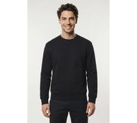 Sweatshirt BOSS GREEN, Herren, Gr. S, schwarz (dunkelblau402), Sweatware, Obermaterial: 88% Baumwolle, 12% Polyester, unifarben, relaxed fit normal, Rundhals, Bündchen, Sweatshirts Sweatshirt, Rundhal