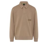 Sweatshirt BOSS GREEN, Herren, Gr. XXL, light, pastel grün334, Sweatware, Obermaterial: 88% Baumwolle, 12% Polyester, unifarben, relaxed fit normal, Rundhals, Bündchen, Sweatshirts Sweatshirt, Polokra