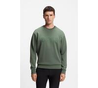 Sweatshirt BOSS GREEN "Salbo", Herren, Gr. S, grün (open grün358), Sweatware, Obermaterial: 95% Baumwolle, 5% Elasthan, unifarben, regular fit, Rundhals, eingesetzt Bündchen, Sweatshirts Sweatshirt, m