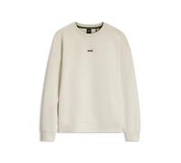 BOSS Green Regular Fit Sweatshirt aus Baumwoll-Mix Modell 'STENSON' in Sand, Größe M