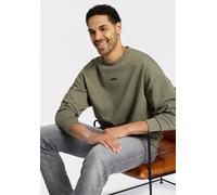 Sweatshirt BOSS GREEN "Stenson", Herren, Gr. XXL, schwarz beige257, Sweatware, Obermaterial: 62% Baumwolle, 33% Polyester, 5% Elasthan, oversize normal, Rundhals, Bündchen, Sweatshirts Sweatshirt, ove