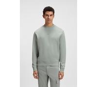 Sweatshirt BOSS ORANGE "WeSmallcrew", Herren, Gr. 3XL, grün (open grün351), Sweatware, Obermaterial: 100% Baumwolle, relaxed fit, Rundhals, eingesetzt Bündchen, Sweatshirts Sweatshirt, mit Logo auf de